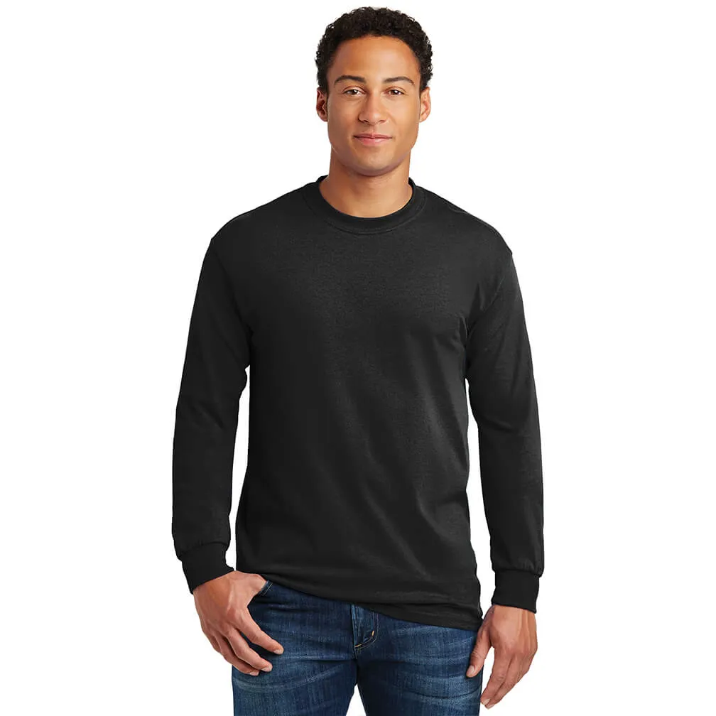 GILDAN LONG SLEEVE T-SHIRT - BLACK