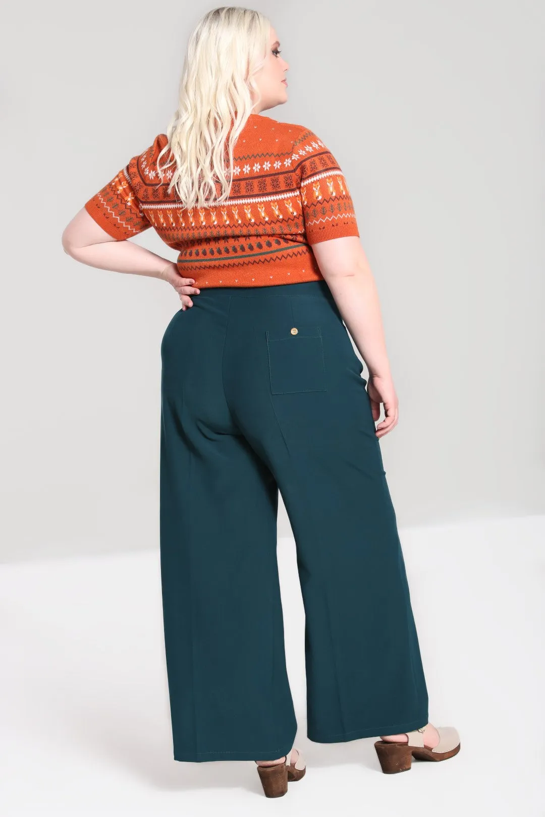 Ginger Swing Trousers Blue