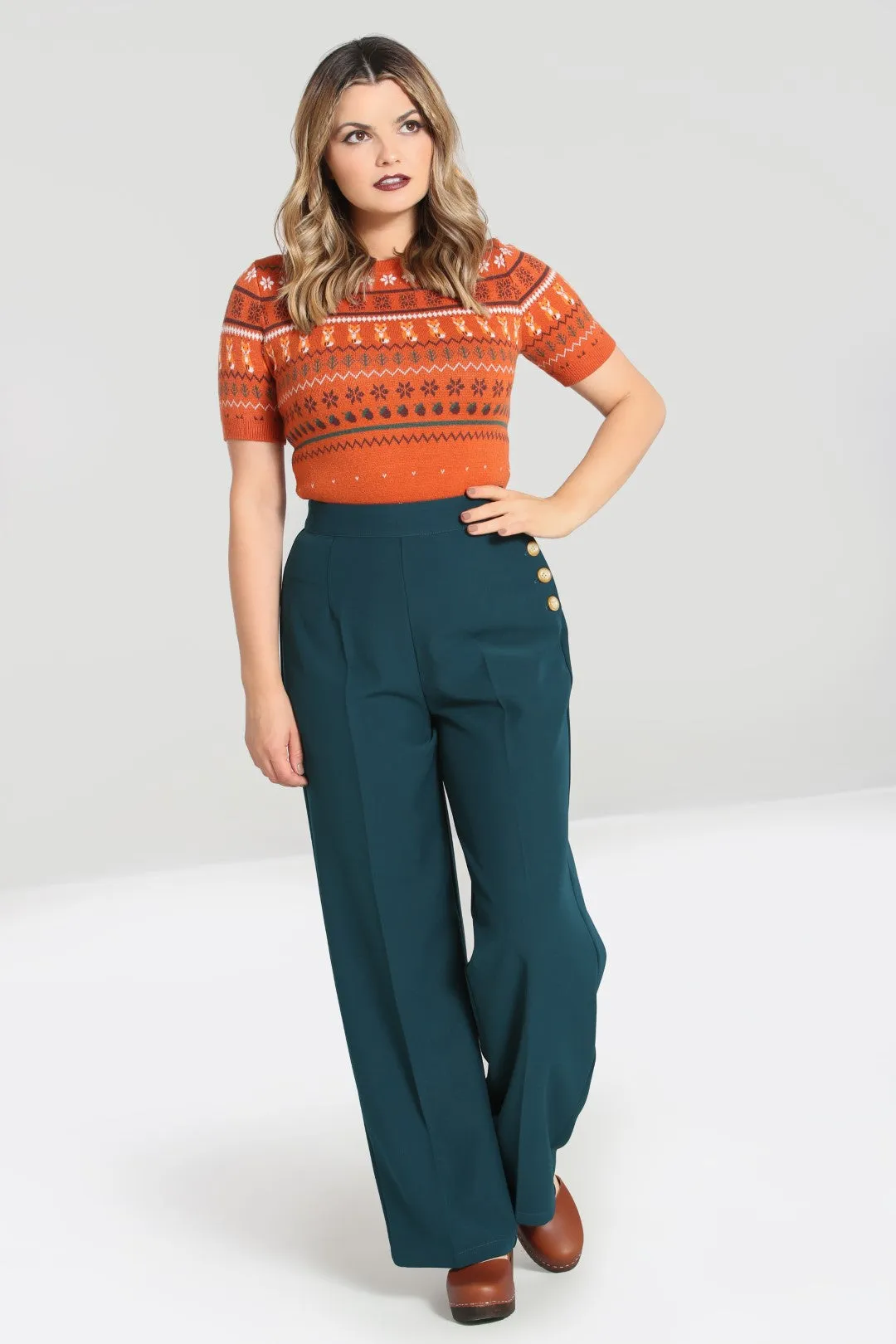 Ginger Swing Trousers Blue