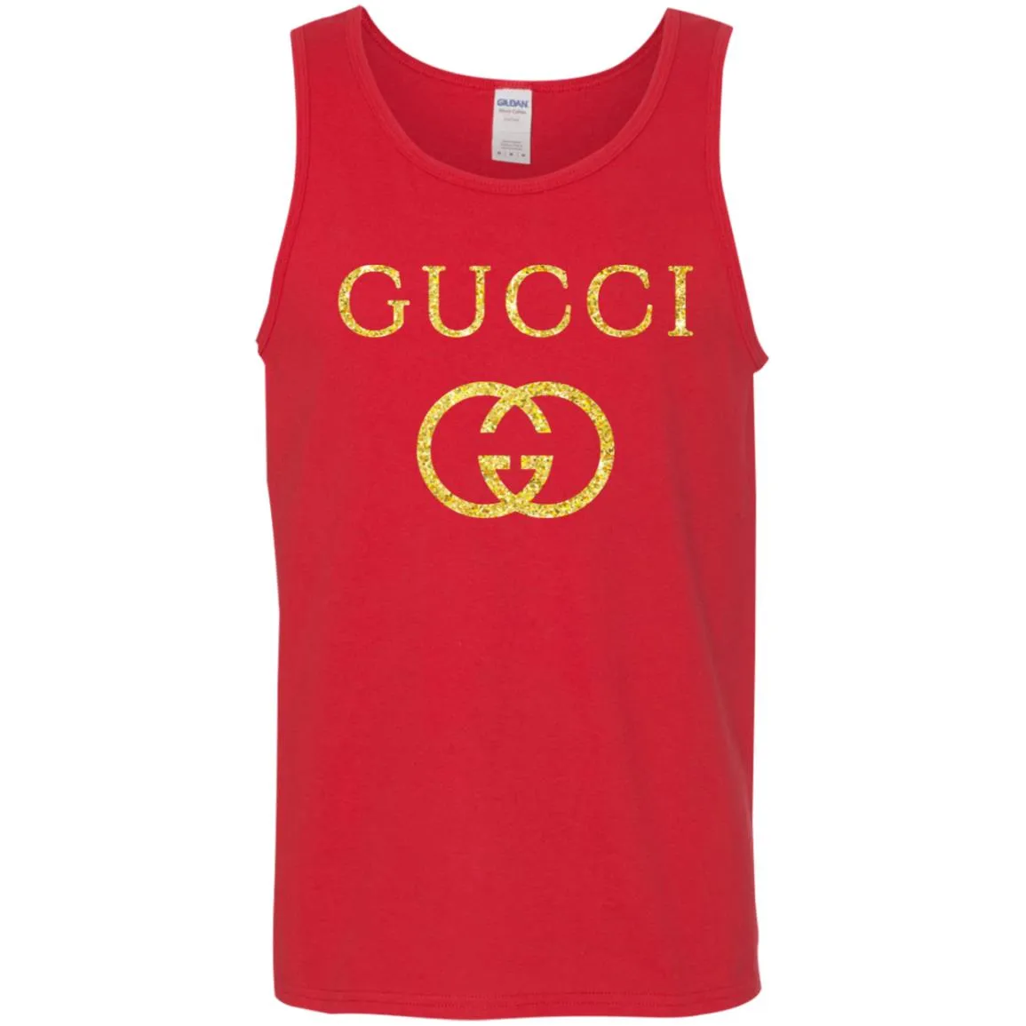 Gucci Logo Vintage Inspired Men Cotton Tank