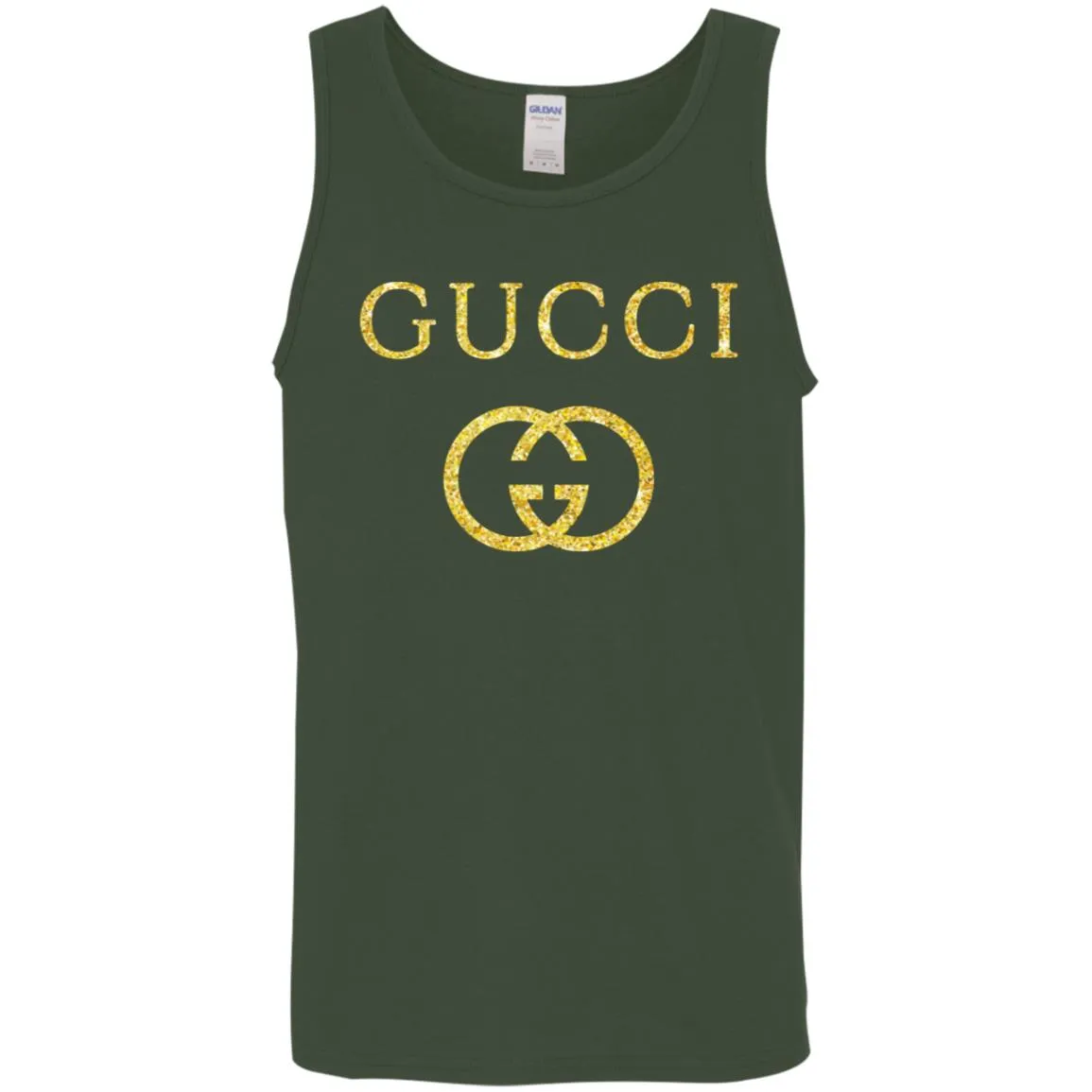 Gucci Logo Vintage Inspired Men Cotton Tank