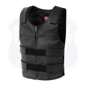 HL17965 Kid's Bulletproof Style Leather Vest