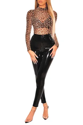 HTR1135 Fierce Feline Bodysuit