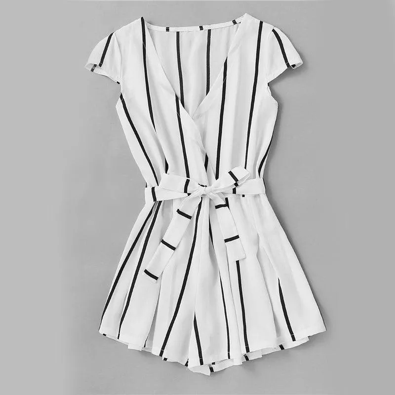 IT’S A BLACK & WHITE THING ROMPER