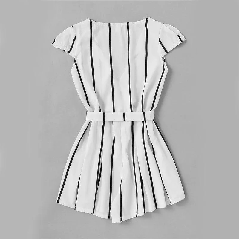 IT’S A BLACK & WHITE THING ROMPER