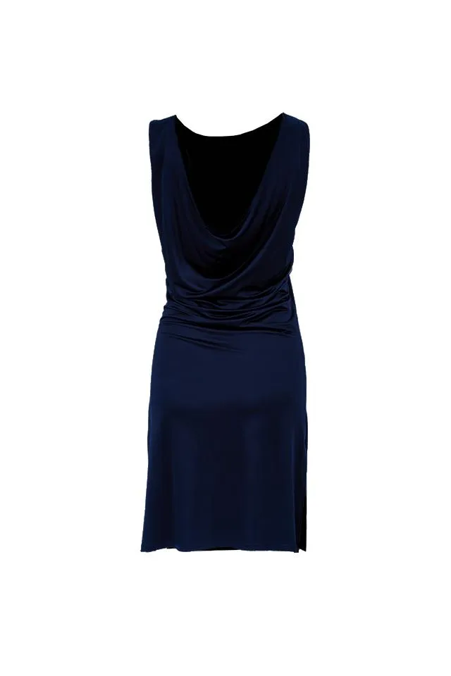 Joy Dress Reverse - Blue/Black