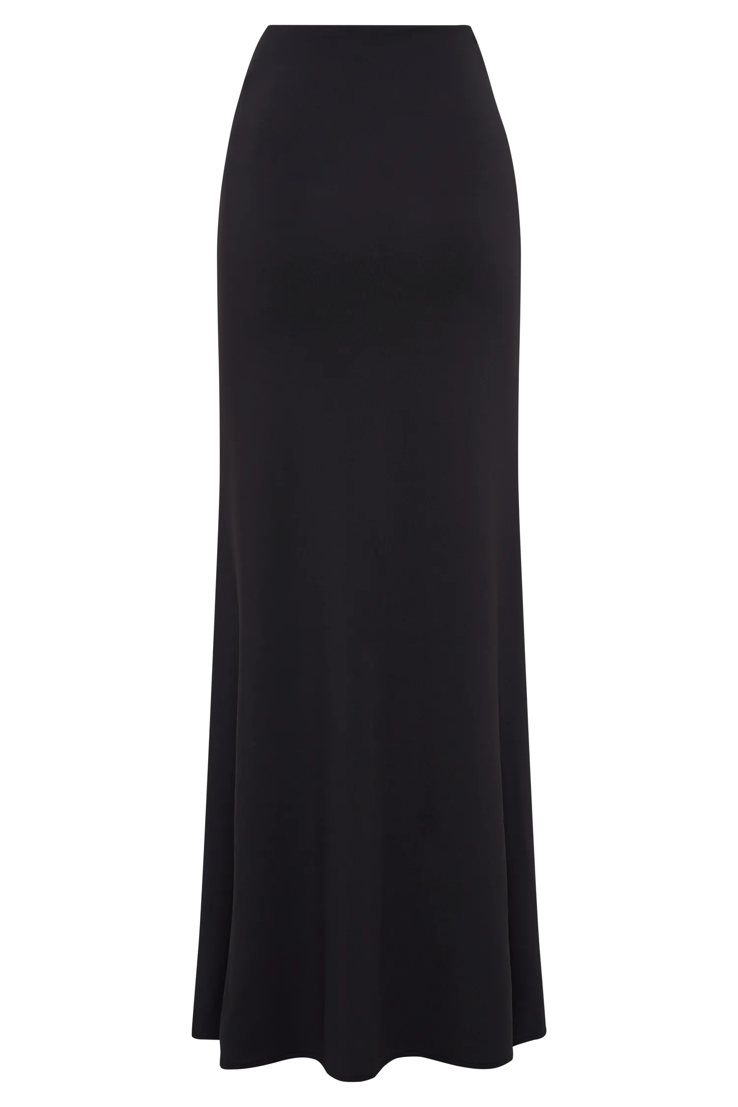 Jules Recycled Nylon And Mesh Maxi Skirt - Black