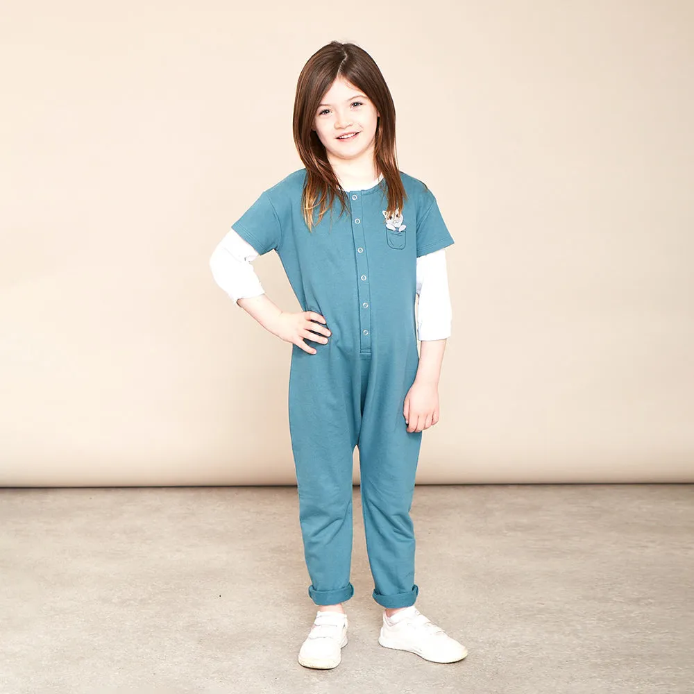 Kenzie Jumpsuit Black & Teal (2 for €35)