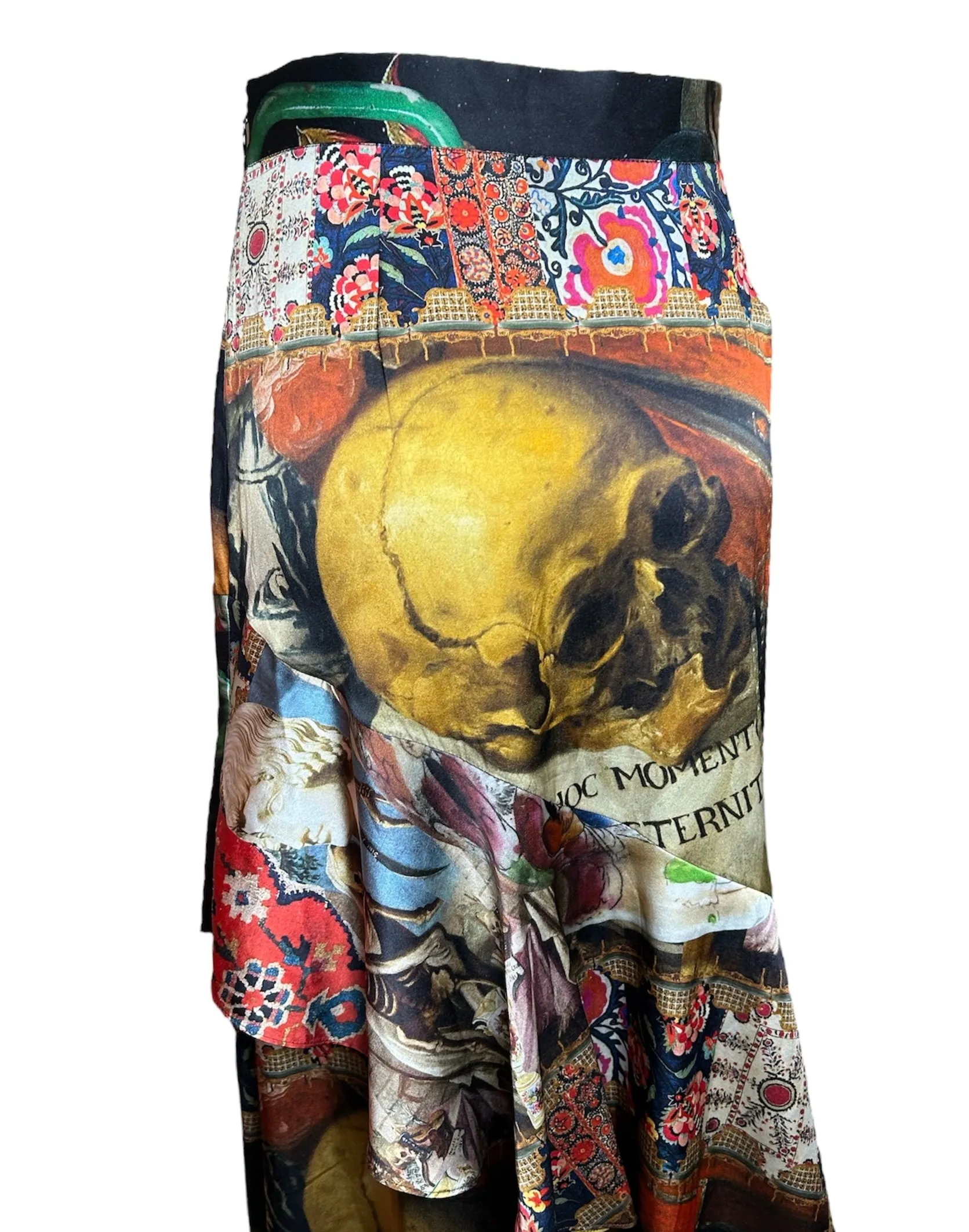 Libertine '19 Bias Cut Novelty Collage Skirt