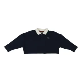 Lil Legs Girls Long sleeve Polo-Navy