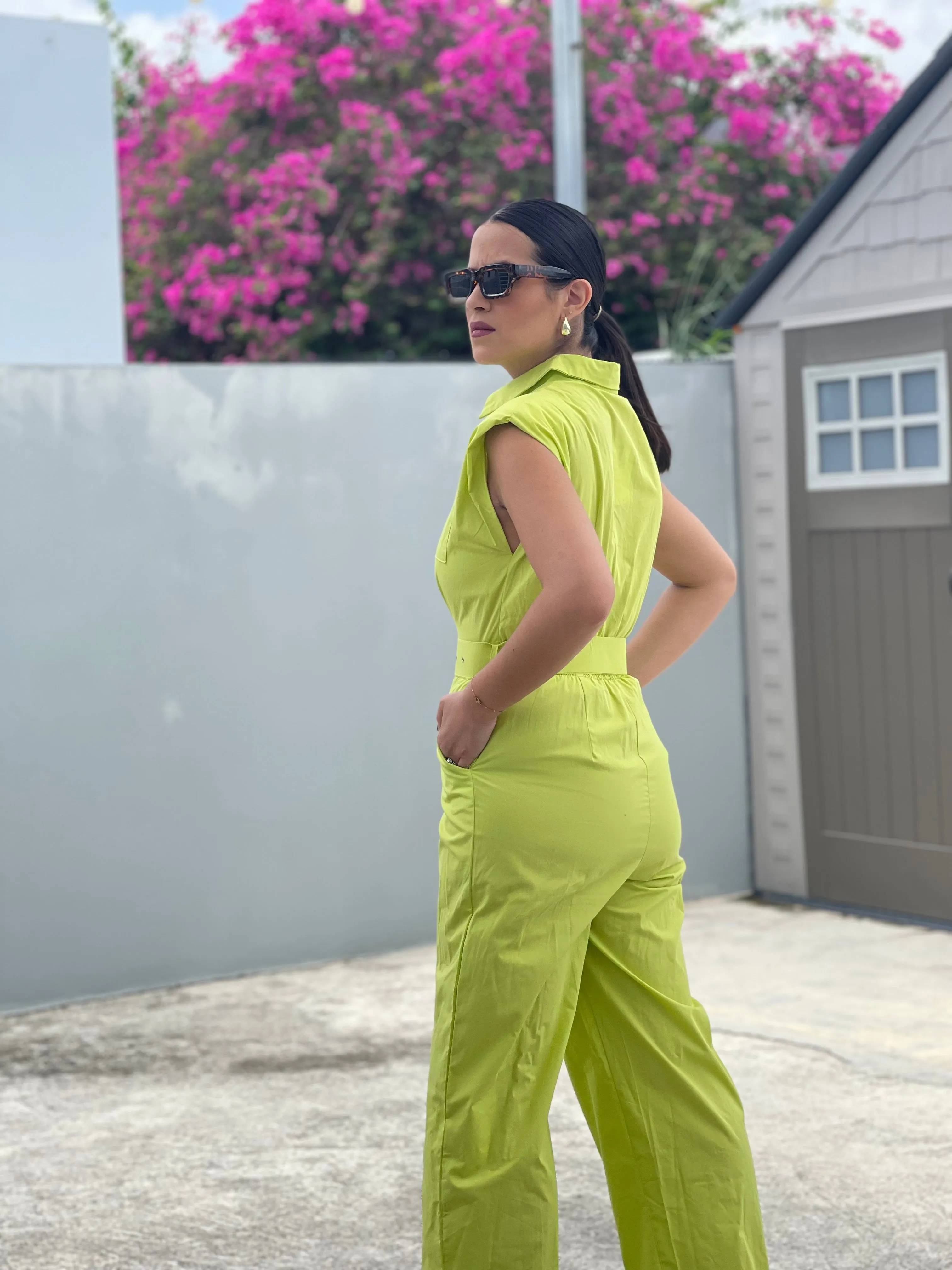 Lime Green Jumpsuit