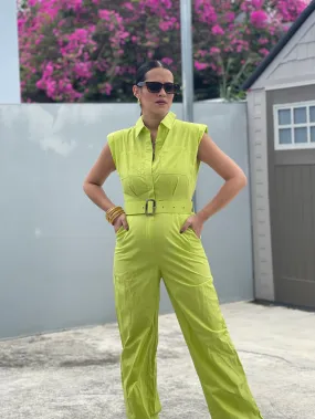 Lime Green Jumpsuit