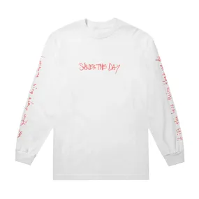 Lyrics • White • Long-Sleeve T-Shirt