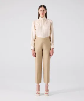 Machka Cigarette Fit Trousers Stone