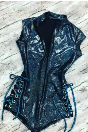 Made To Order Zipper/Lace Combo Romper