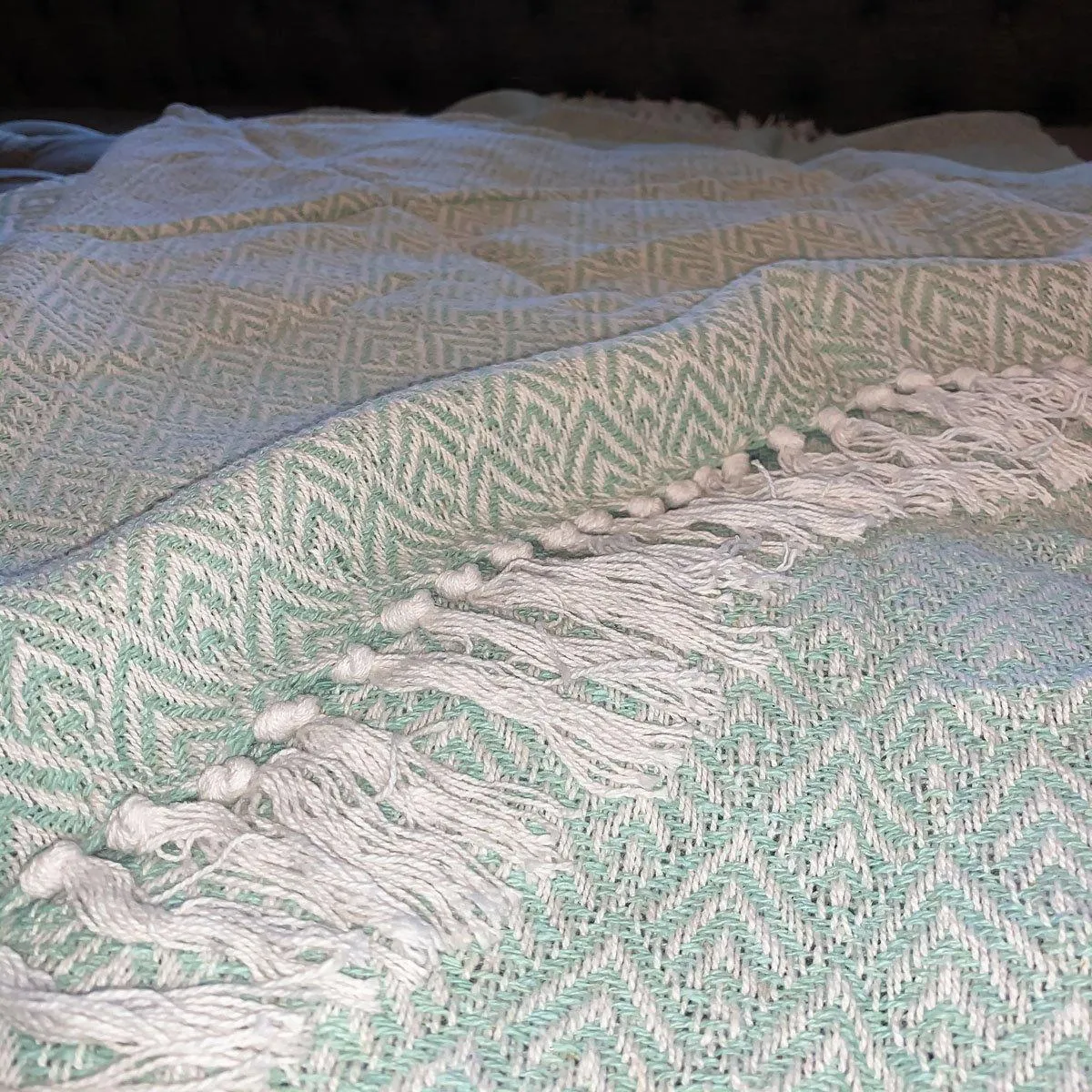 Mallorca Tassel Throw