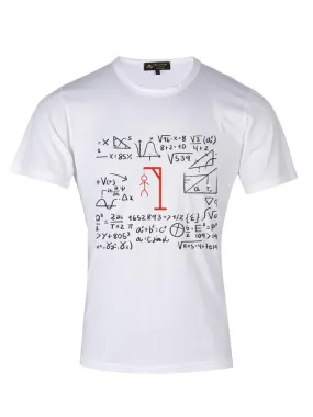 Mathematics Equations White T-Shirt