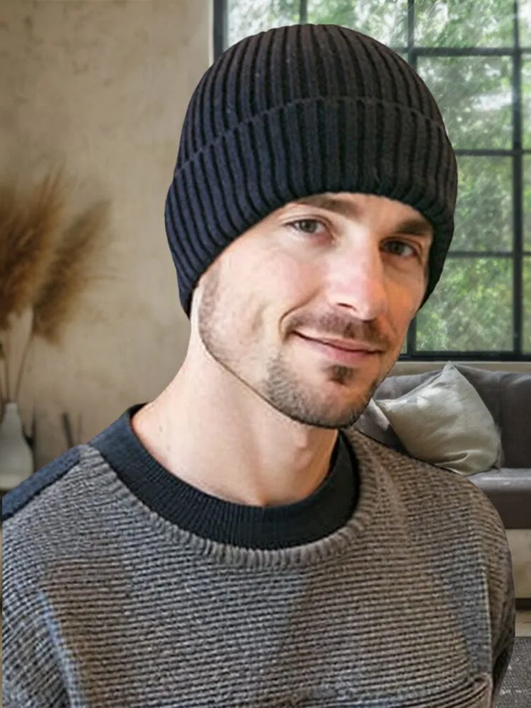 Minimalist Cuff Knit Beanie