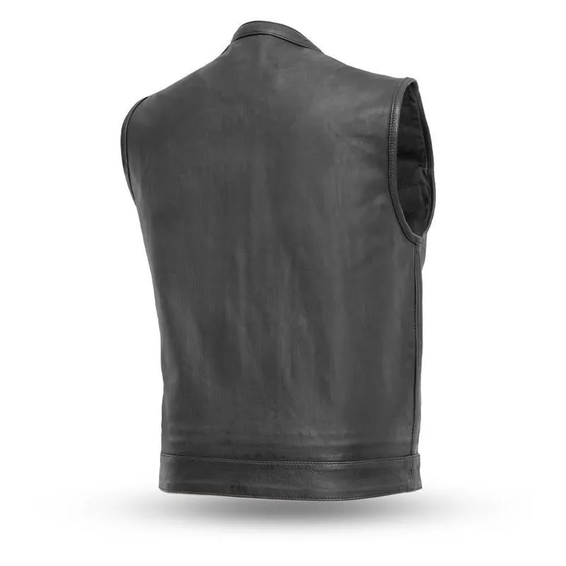 MKL - Victor Men's Motorcycle Leather Vest