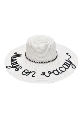 Myaraa Always on vacay String Bow Floppy Hat