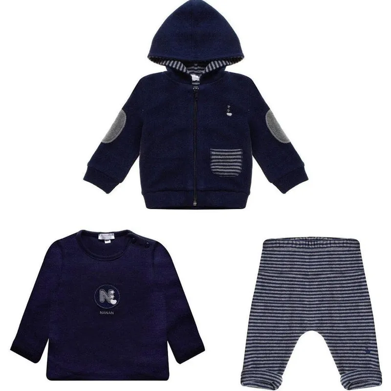 NANAN Baby Boys 3 Piece Outfit