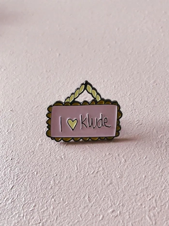 Önling klude (dishcloth) pin