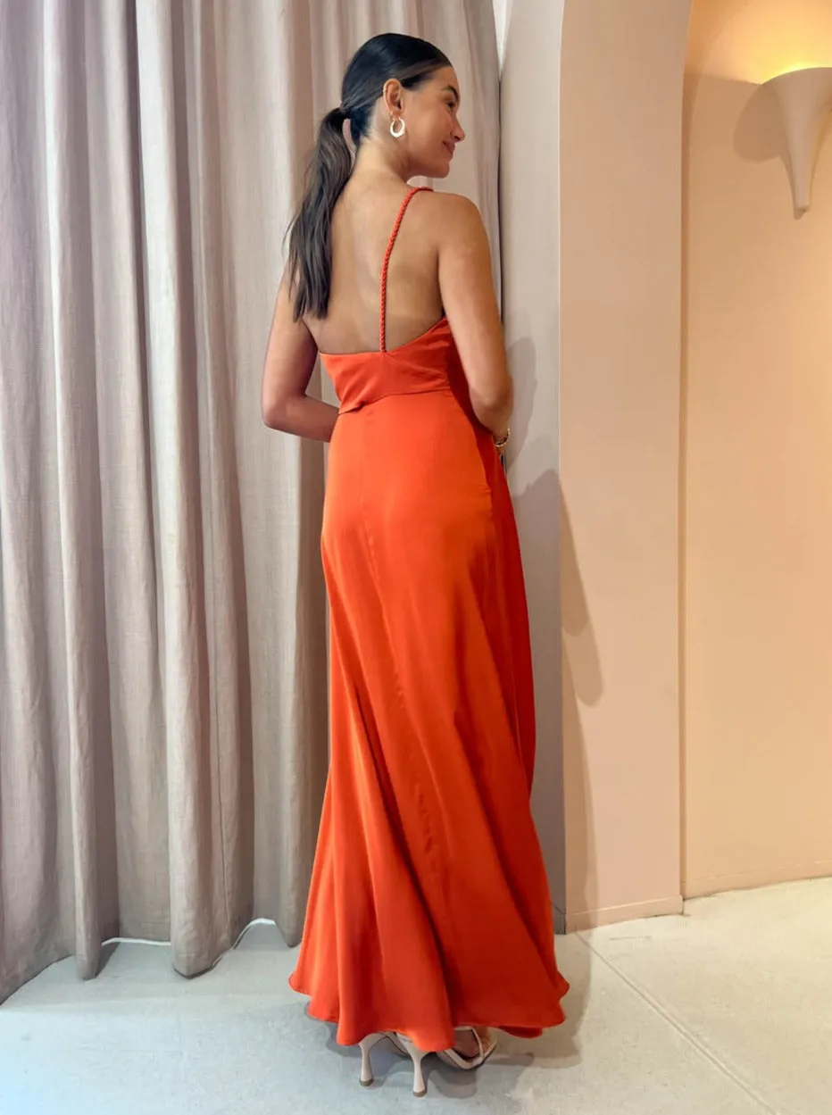 One Fell Swoop Hepburn Maxi in Burnt Orange