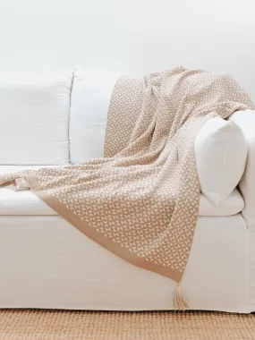 Organic Knitted Throw Blanket