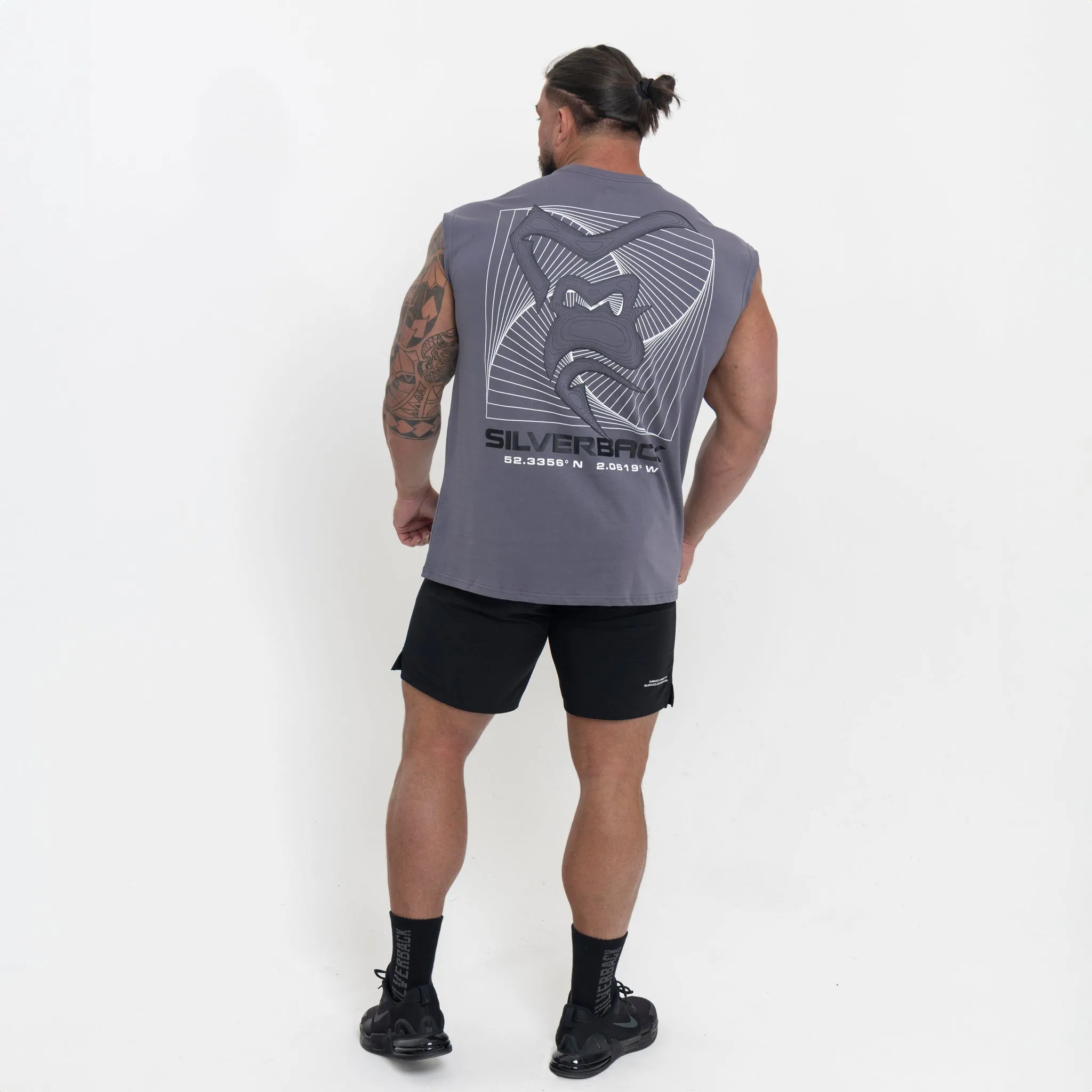 Portal Cut-Off T-Shirt - Grey