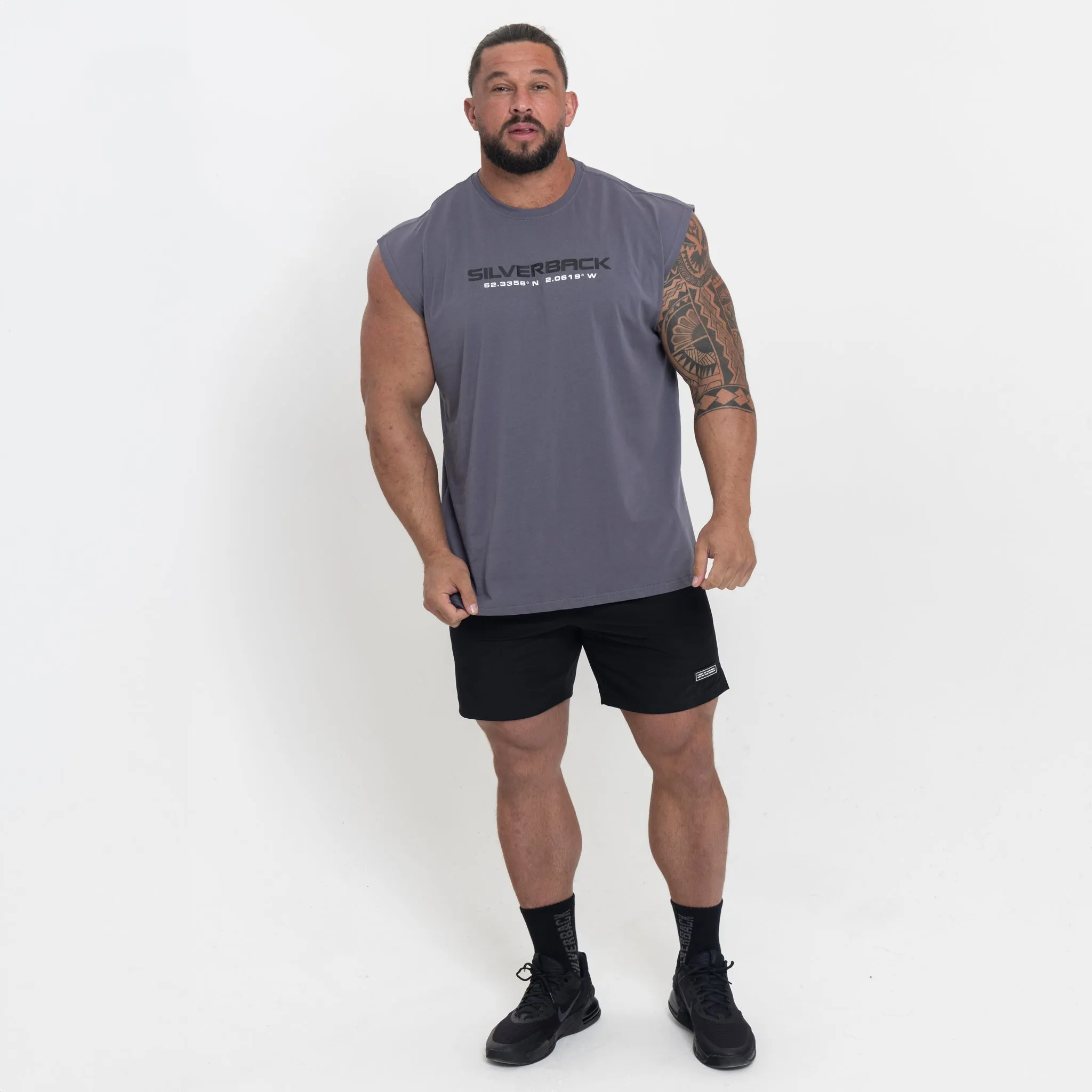 Portal Cut-Off T-Shirt - Grey