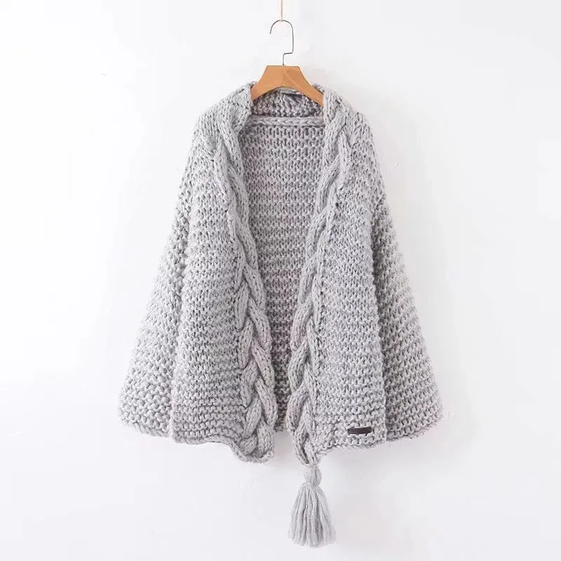 Pre Order:  Knitted Tassel Cozy Sweater - @theestylishp