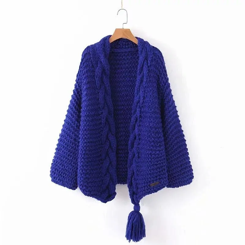 Pre Order:  Knitted Tassel Cozy Sweater - @theestylishp