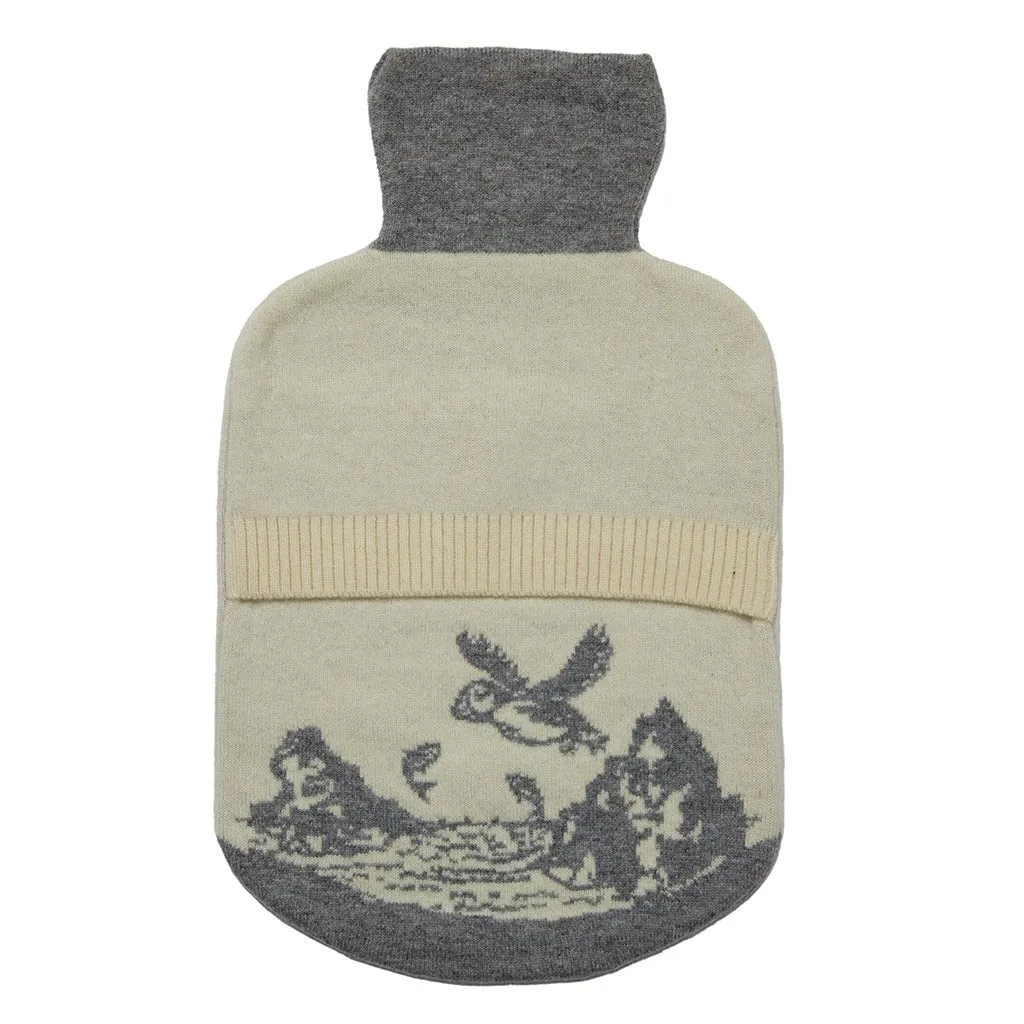 Puffin Design Hot Water Bottle