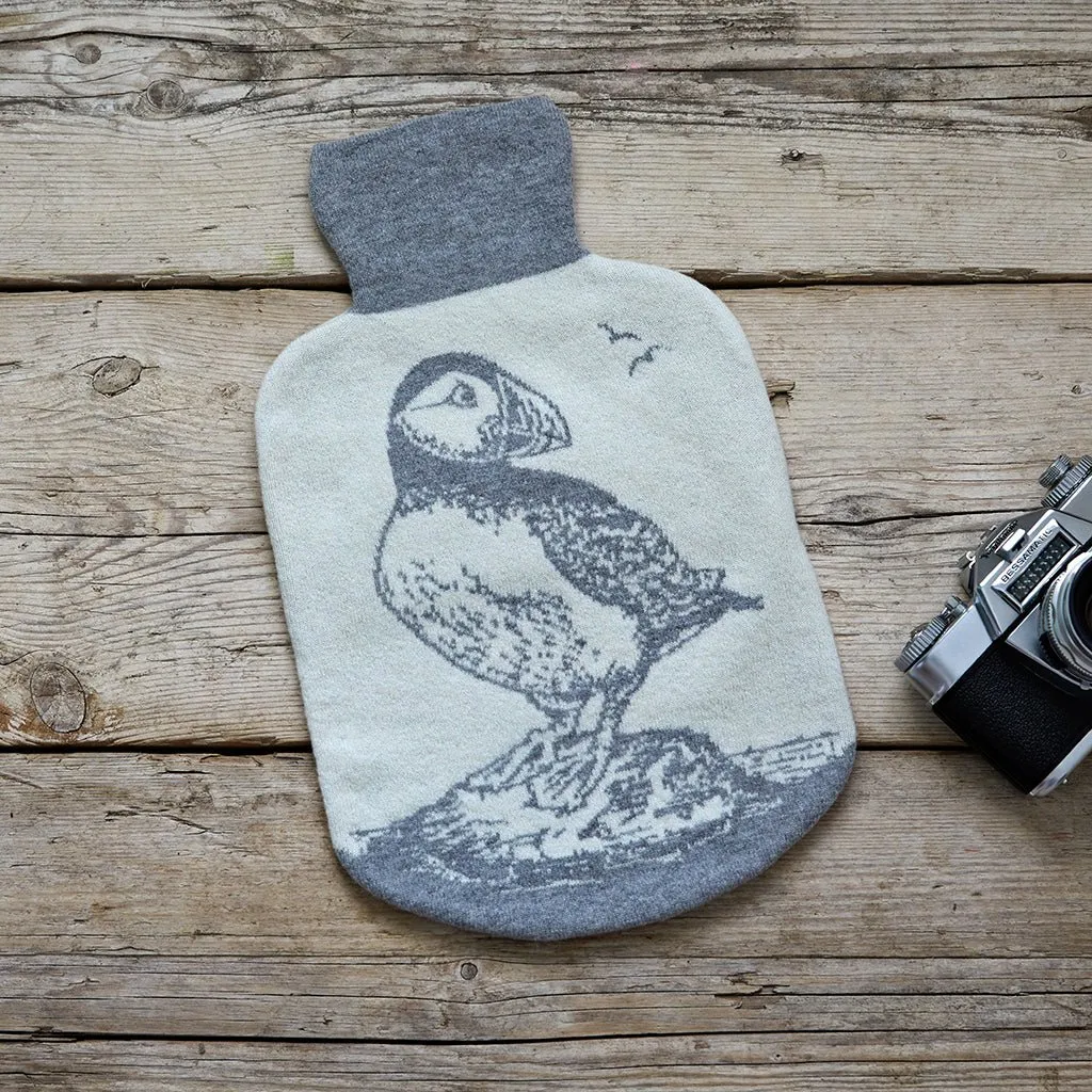 Puffin Design Hot Water Bottle