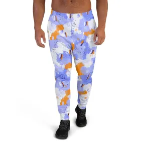 Purple Abstract Men's Street Joggers