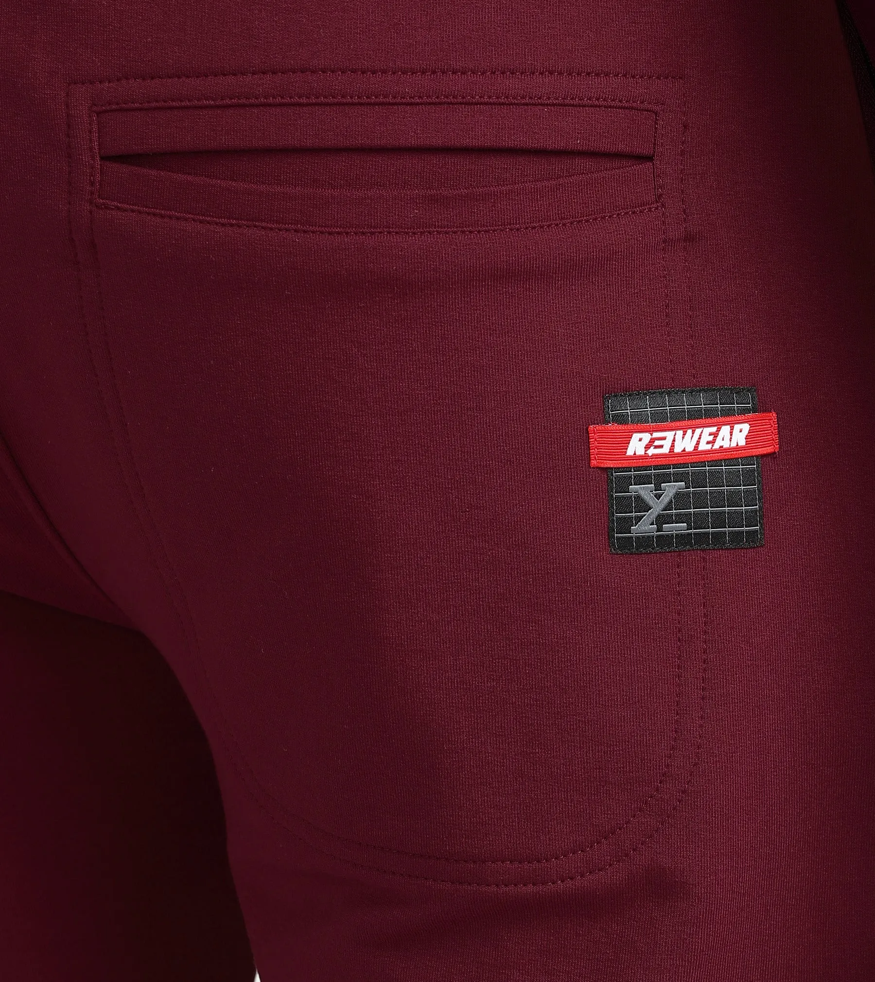 Quest French Terry Cotto-Blend Sweatshirt And Joggers Co-ord Set Scarlet Red