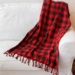 Red Buffalo Throw