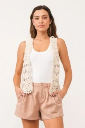 Relaxed Sleeveless Vest