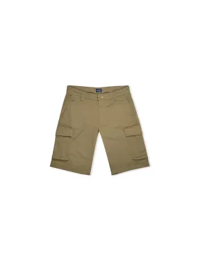 Relaxed Twill Cargo Shorts Juniper Green