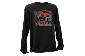 Rough Country T-Shirt - Long Sleeve - Vertex - Black - LG