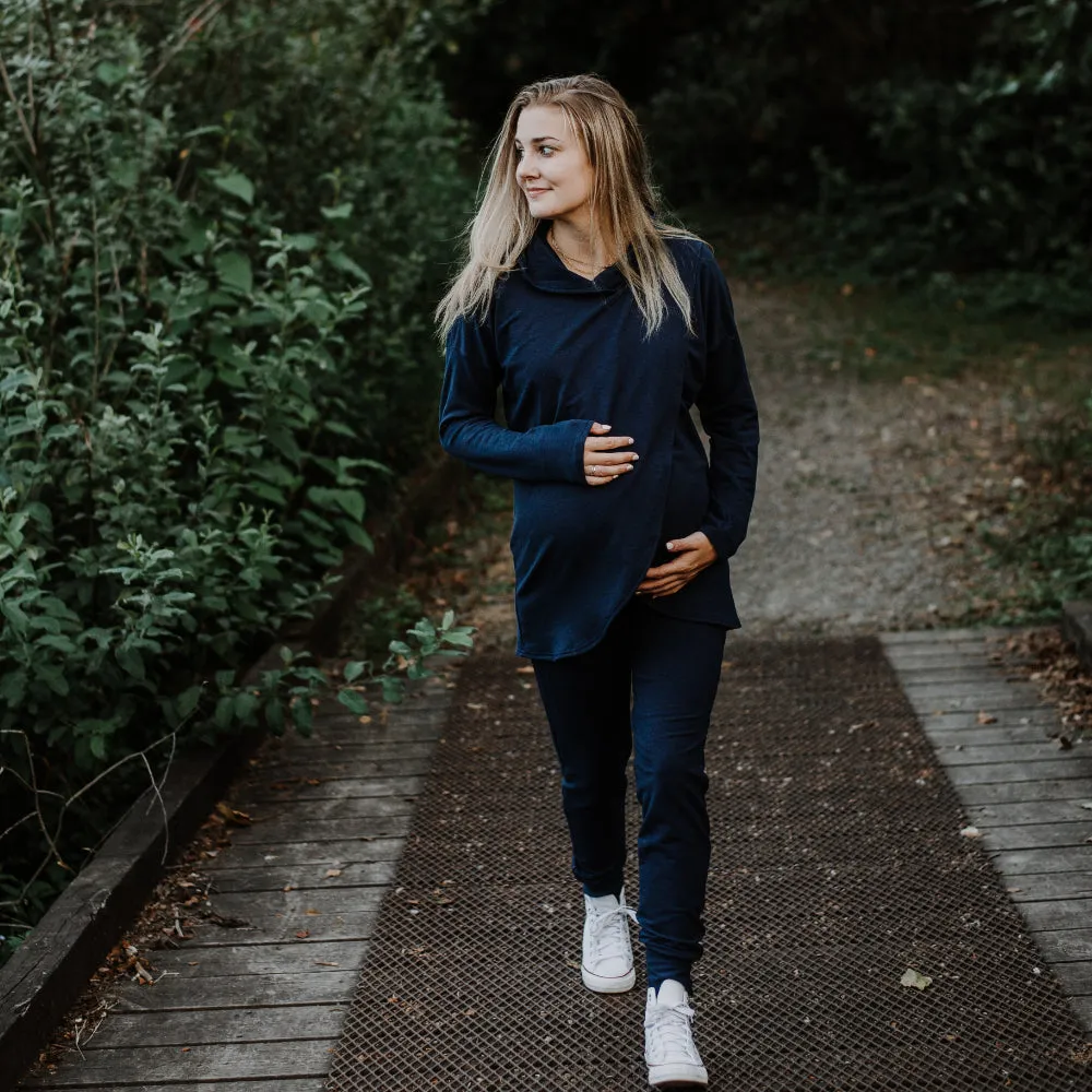 Scarlett Maternity Jogger - Navy