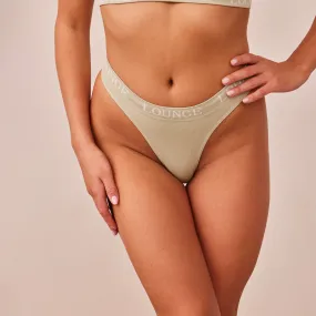 Seamless Thong - Olive