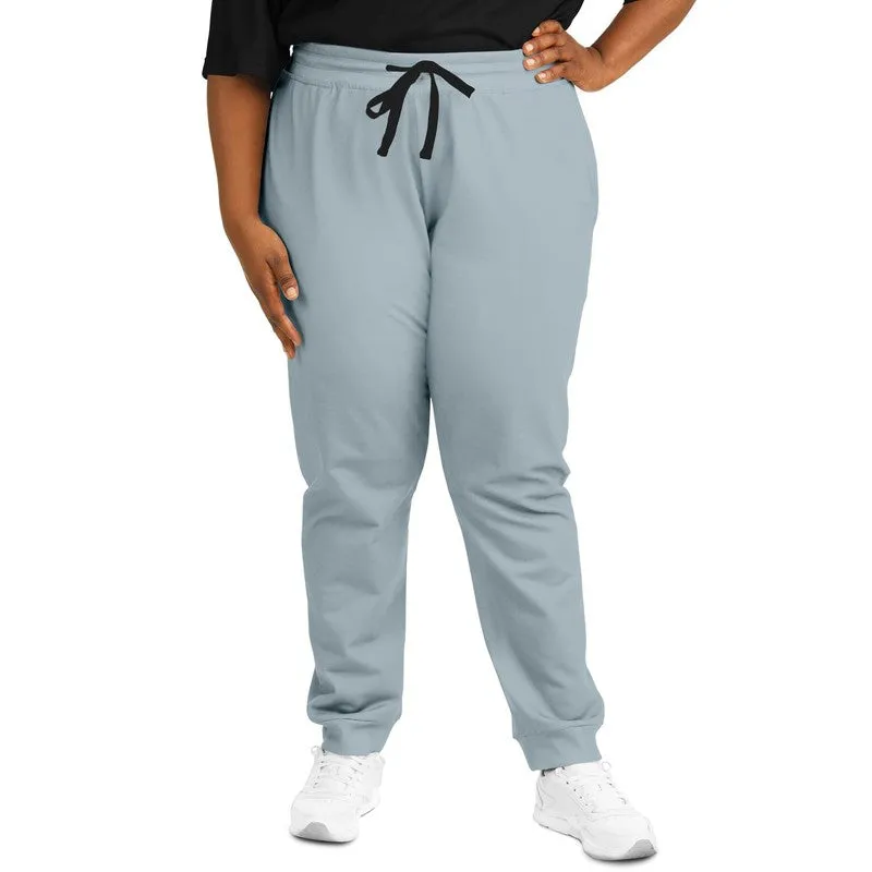 Shaded Pale Cyan Gray Joggers | Unisex | with PLUS sizes | C10M0Y0K30