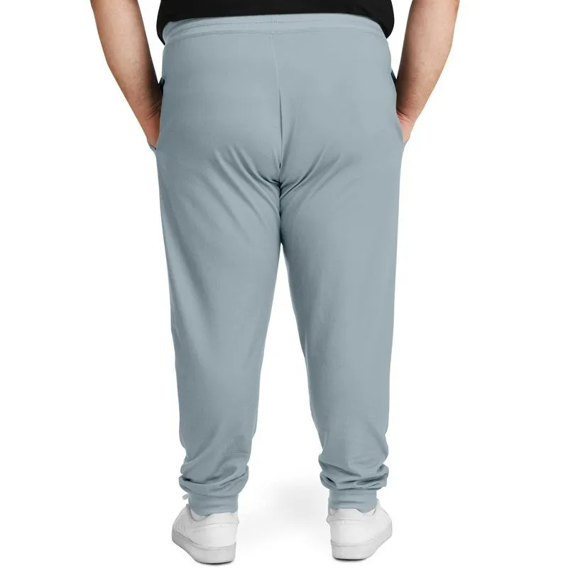 Shaded Pale Cyan Gray Joggers | Unisex | with PLUS sizes | C10M0Y0K30