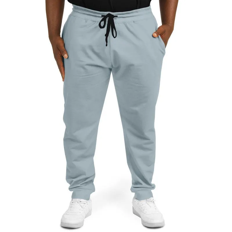 Shaded Pale Cyan Gray Joggers | Unisex | with PLUS sizes | C10M0Y0K30