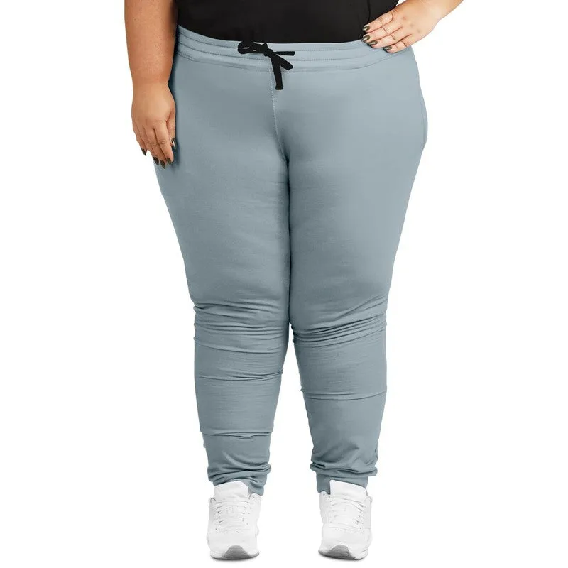 Shaded Pale Cyan Gray Joggers | Unisex | with PLUS sizes | C10M0Y0K30