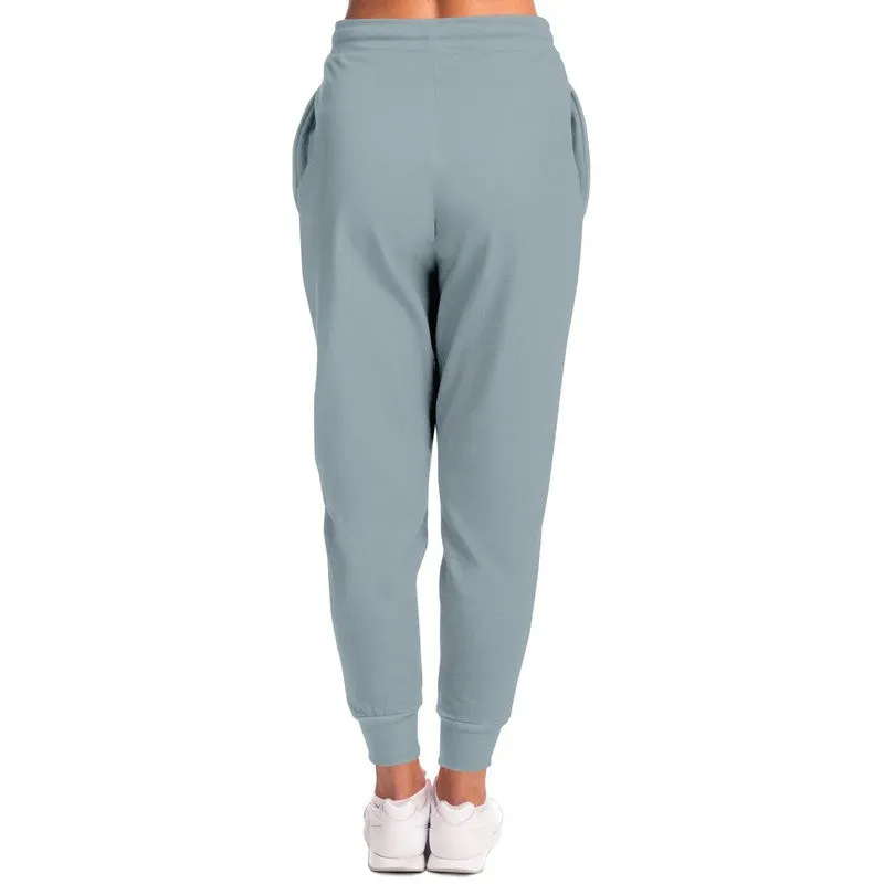 Shaded Pale Cyan Gray Joggers | Unisex | with PLUS sizes | C10M0Y0K30