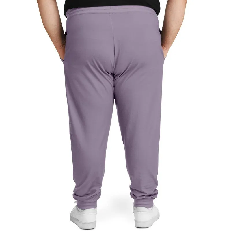 Shaded Pale Pastel Purple Gray Joggers | Unisex | with PLUS sizes | C15M30Y0K30