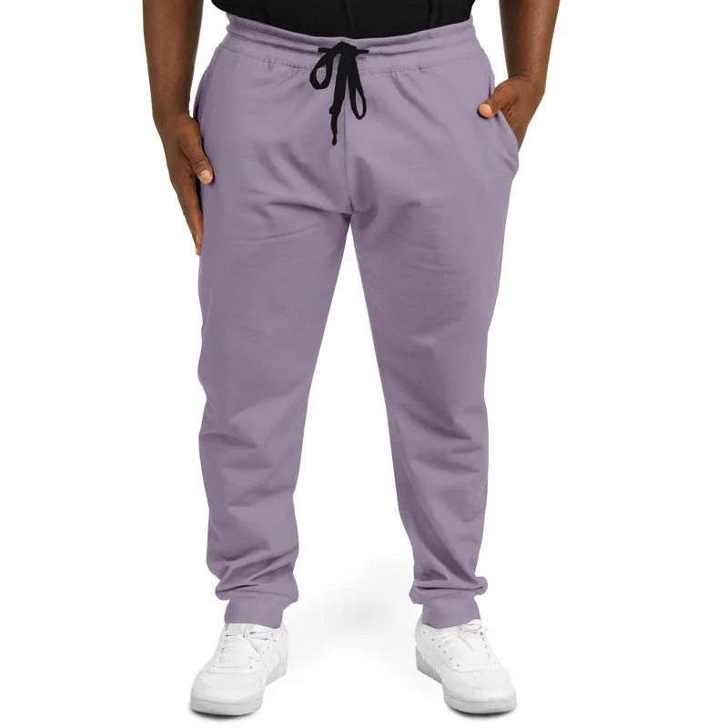 Shaded Pale Pastel Purple Gray Joggers | Unisex | with PLUS sizes | C15M30Y0K30