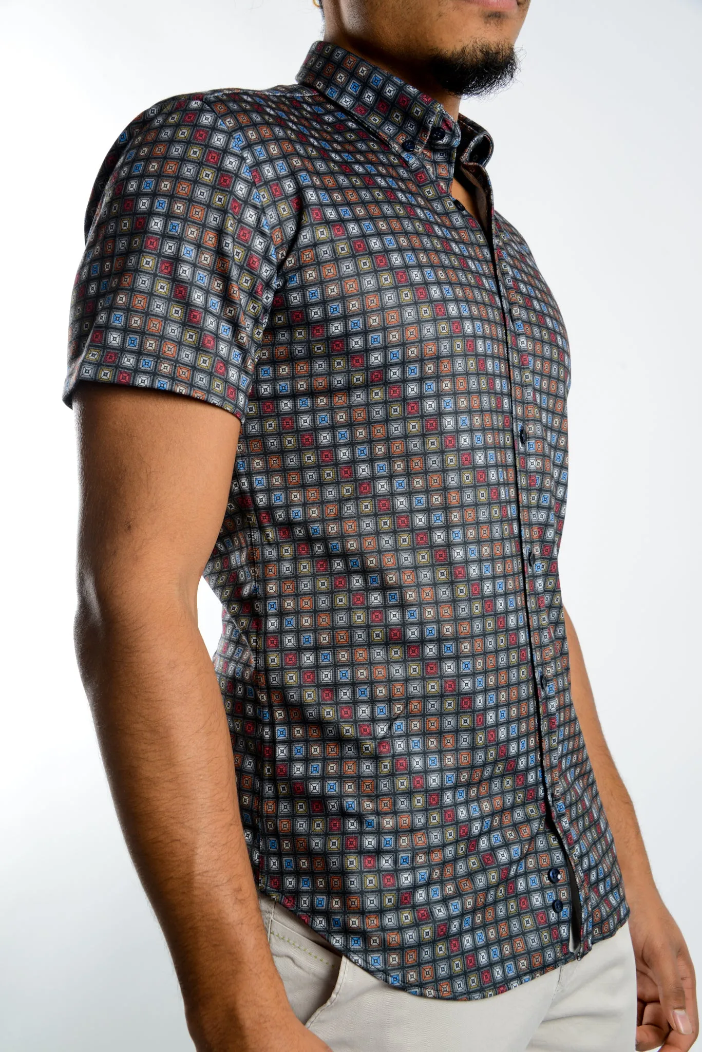 Short Sleeve Mission Digital Print Shirt